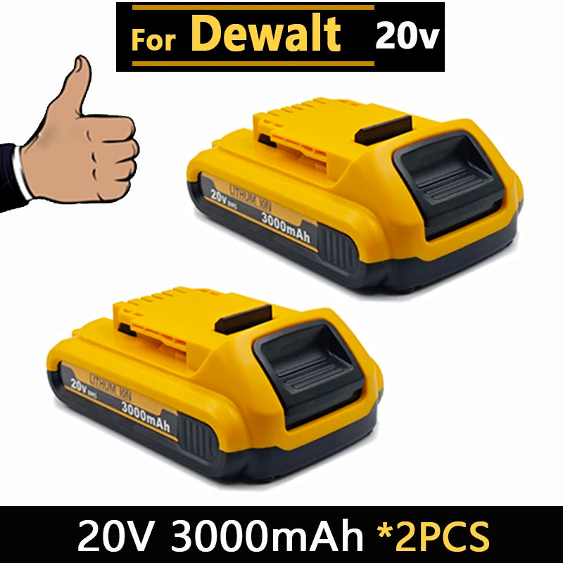 New High-power For DEWALT 20v/60V battery DCB200 DCB205 DCB206  * power tool 18V battery 3AH 8AH 12AH 18AH batteries  DCD805