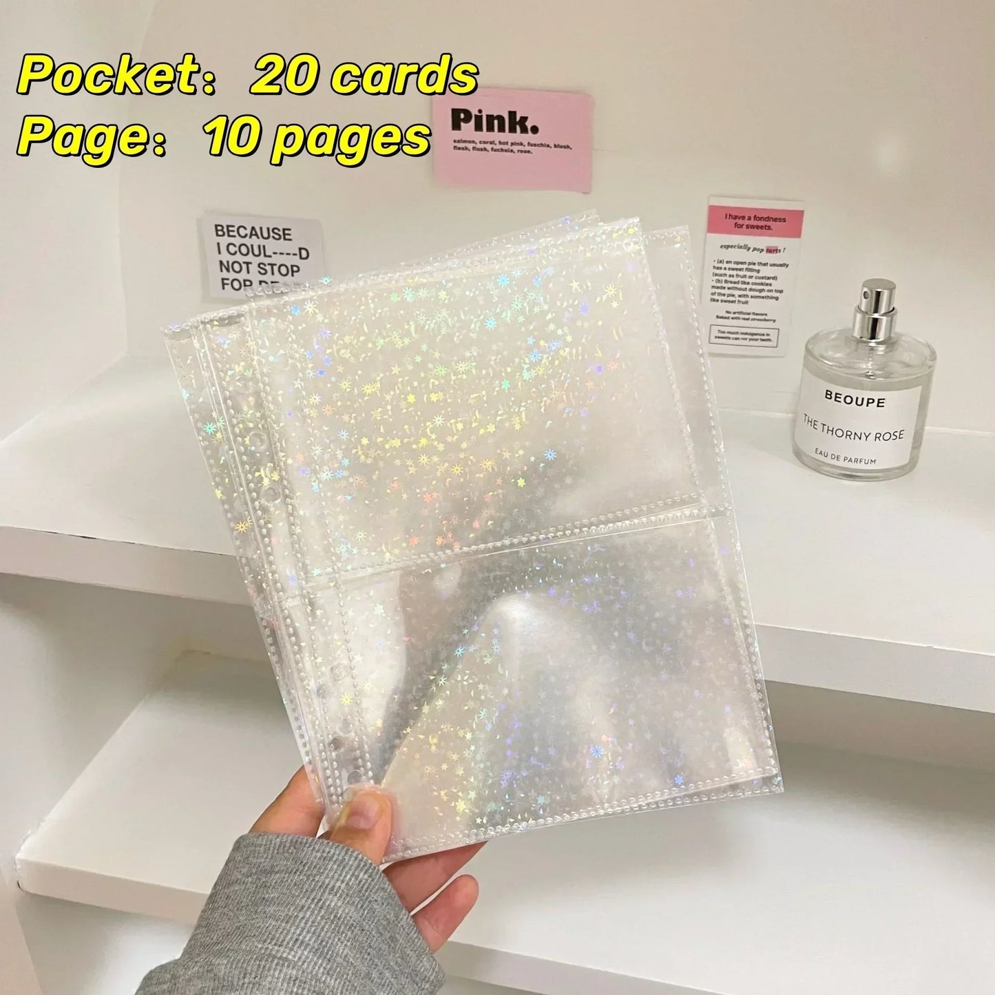 A5 Binder Photocards Cover Kpop Loose-leaf Collect Book Photo Cards Album Storage Book Stationery Birthday Gifts 포토카드 바인더