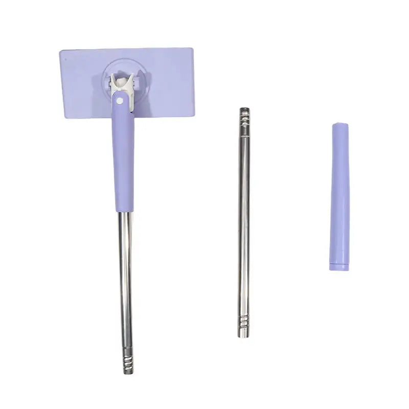 1pc Portable Mini Mop Automatic Paper Towel Changing Mop 360°Rotation Cleaning Tool For Floor Window Dust Removal No cloth ﻿