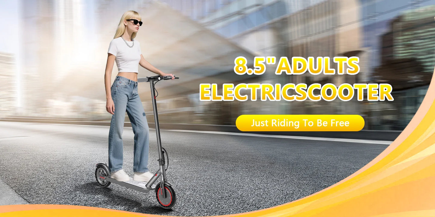 AOVOPRO Adult Electric Scooter 36V 7.8AH Battery 350W Powerful Motor Maximum Speed: 19 mph miles App Control Supported 8.5-inch