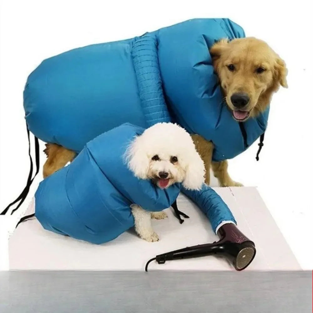 1Pcs S/M/L/XL (4 Sizes) Quick-Dry Pet Hair Dryer for Cats & Large Dogs - No Shedding Fast Drying After Bath, Ideal for Home Use