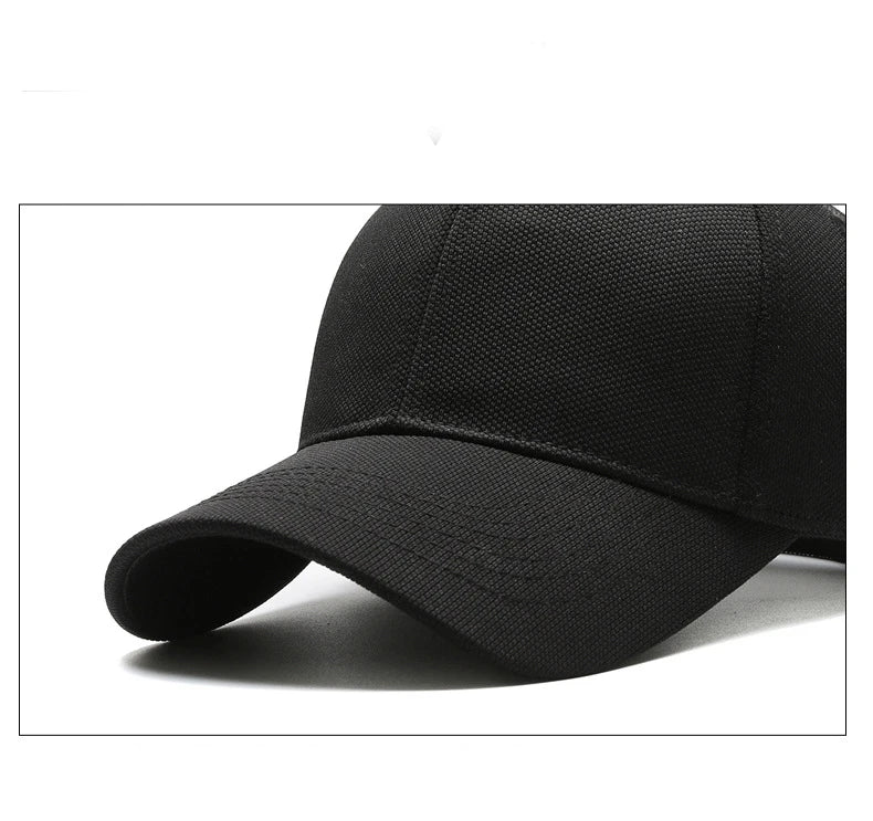 Pineapple Cloth Light Plate Simple Hat Men'S Casual Baseball Cap Fashion Visor Hat Minimalist Female Cap, Big Head Circumference