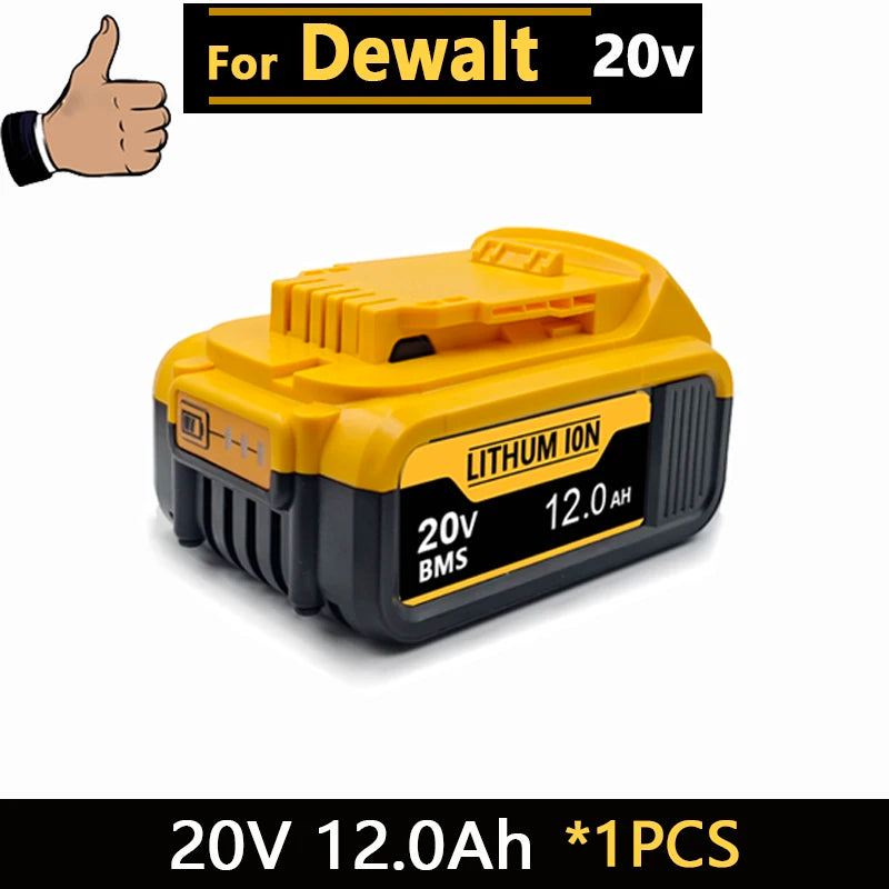 New High-power For DEWALT 20v/60V battery DCB200 DCB205 DCB206  * power tool 18V battery 3AH 8AH 12AH 18AH batteries  DCD805