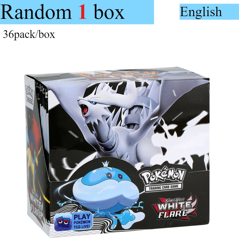 Pokémon Card 360 Pcs/Box English Brilliant Stars 151 Prismatic Evolutions PARADOX RIFT Battle Transaction Card Game Popular Gift