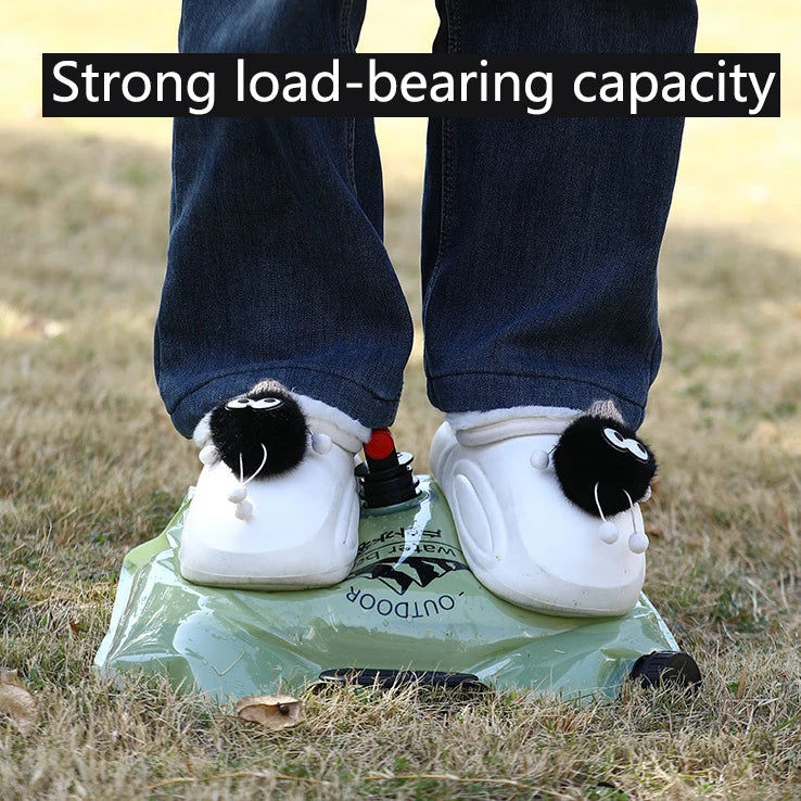 Portable Water Storage Bag Folding Outdoor Sports Camping Large-capacity Mountain Climbing Faucet Plastic Water Bag