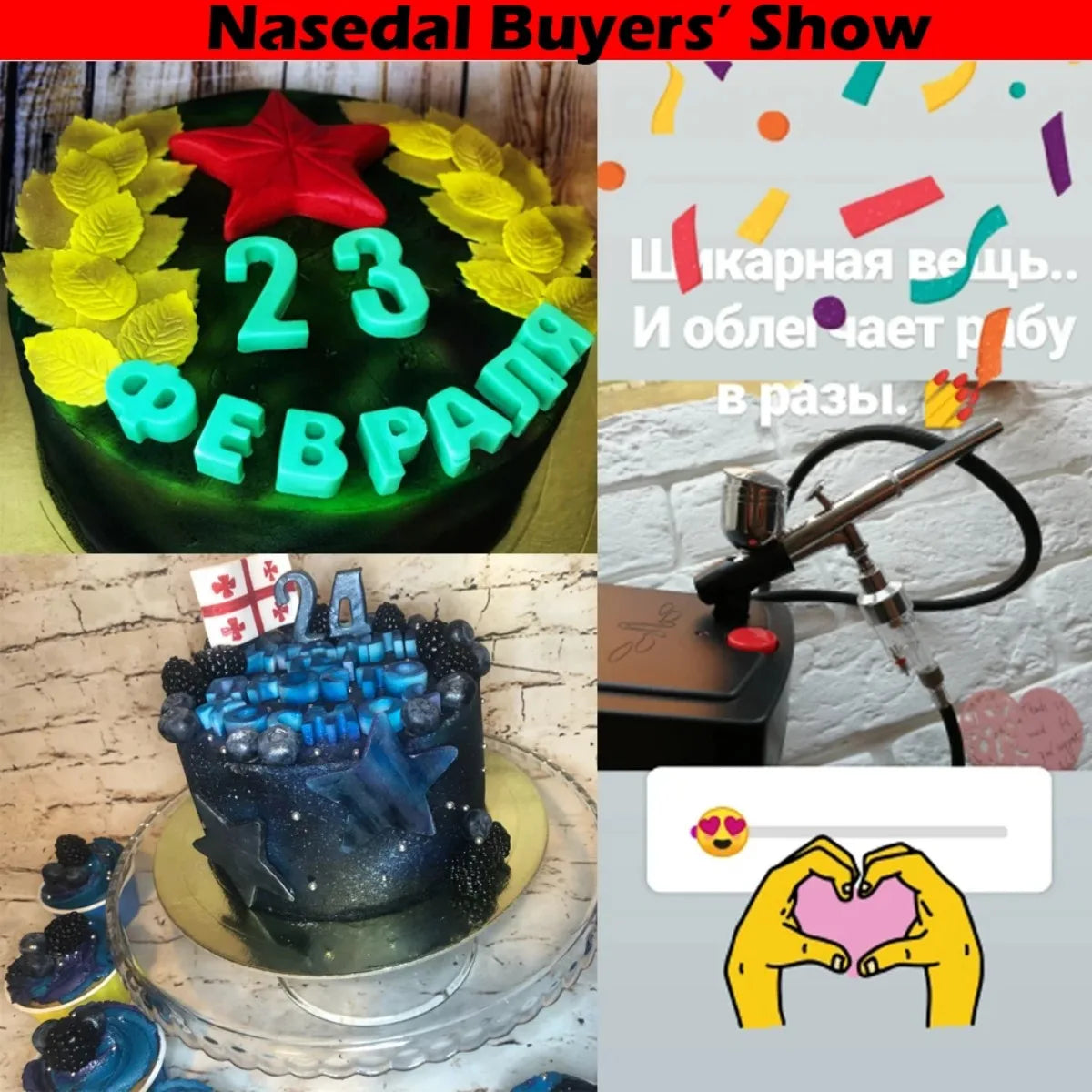 Nasedal NT-19 Dual-Action Airbrush Compressor Kit 0.3mm Airbrush Spray Gun for Nail Airbrush Model Cake Car Fish Shoes Painting