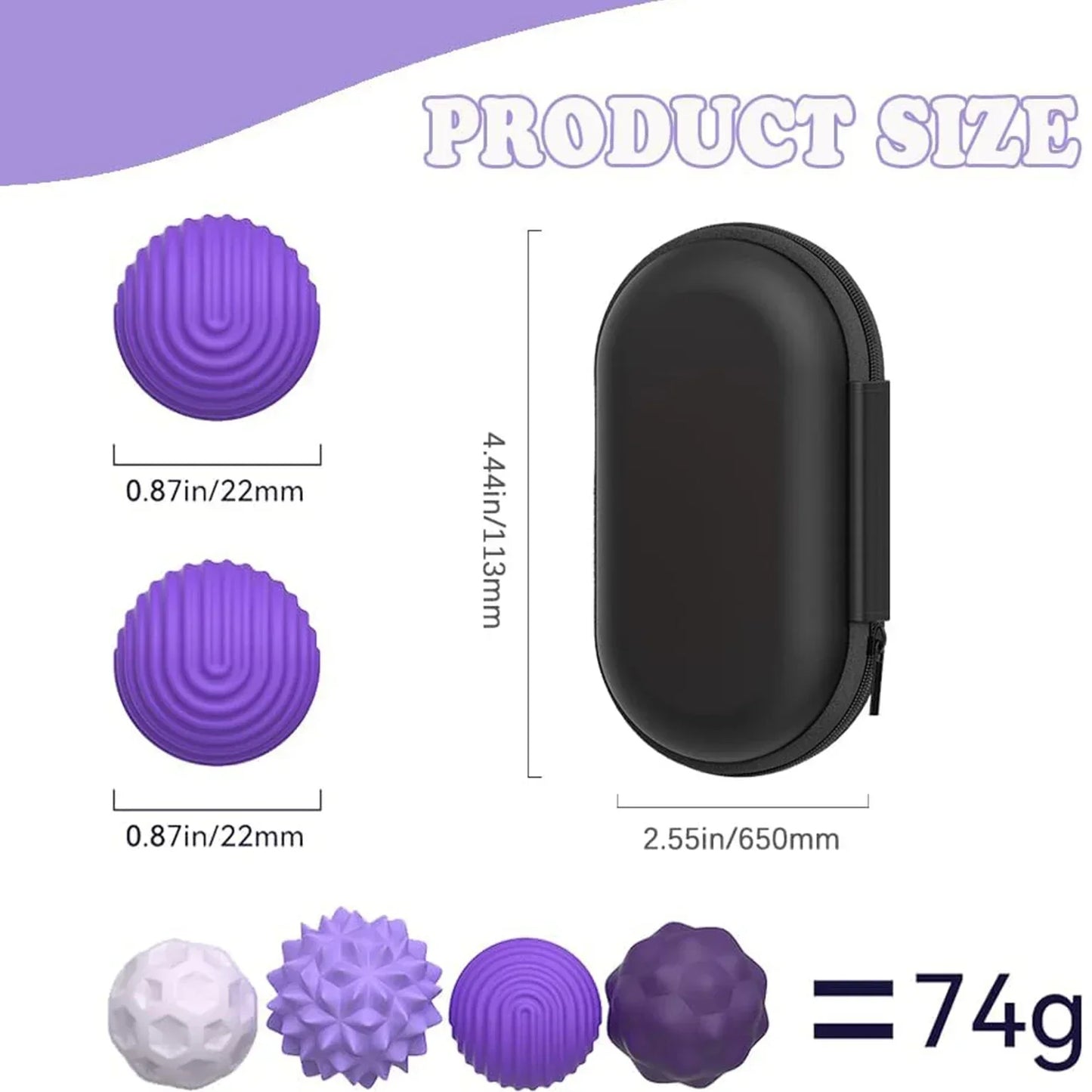 Silicone Magnetic Fidget Balls Fidget Toys Stress Balls for Adults Sensory Stone Travel Toys for Calming Autism and ADHD