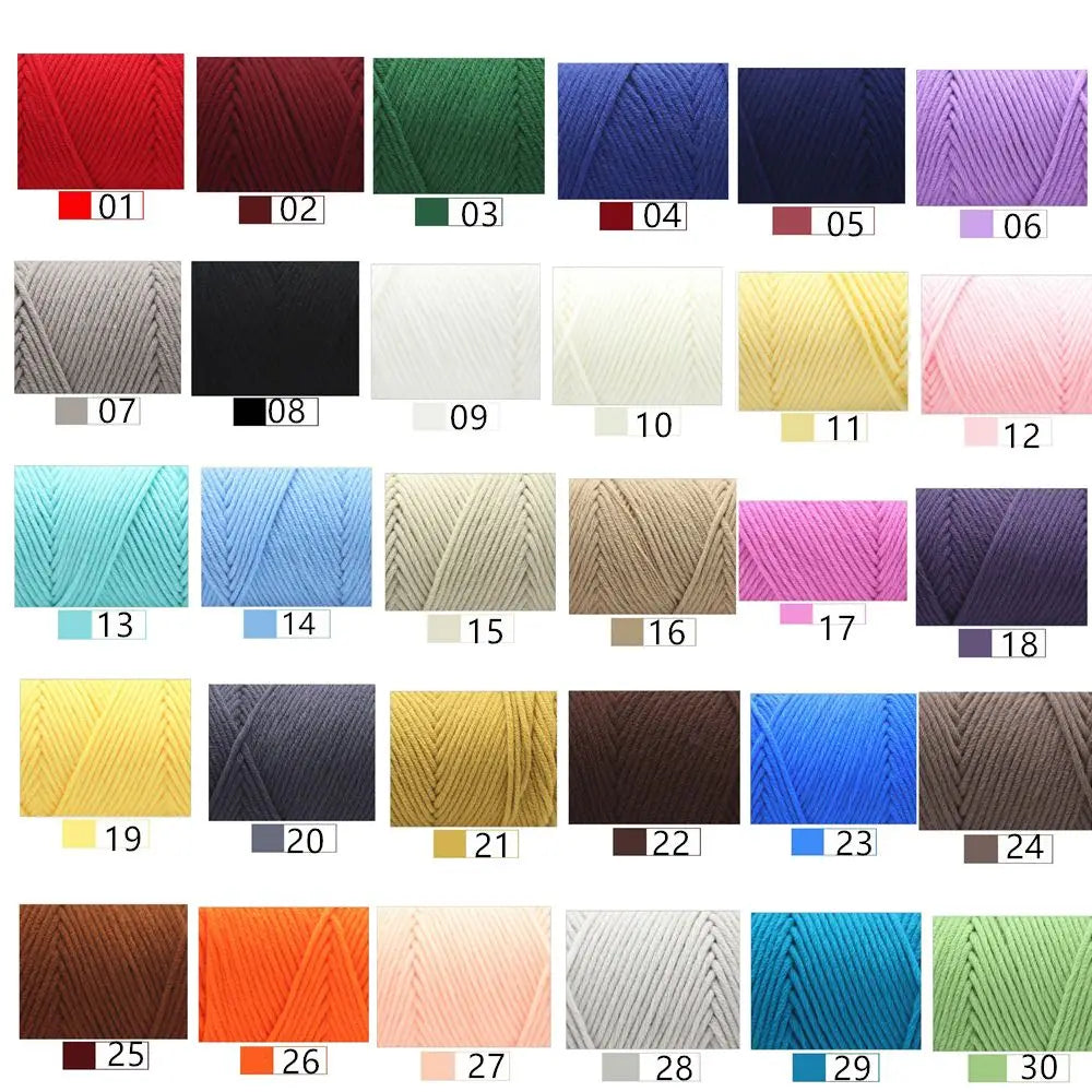 Lover Scarves Handmade 100g Hand Knitting DIY Knitting Chunky Crochet 8 Ply Thread Milk Cotton Yarn Woolen Yarn