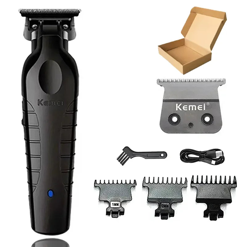 Kemei Hair Clipper Km-1071 Km-2299 Km-2024 UBS Rechargeable Cordless Beard Trimmer Powerful Electric Hair Clippers for Men