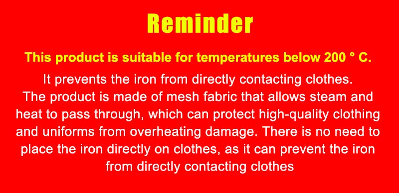 Cloth Protective Press Mesh Insulation Ironing Board Mat Cover Against Pressing Pad Mini Iron Random Colors