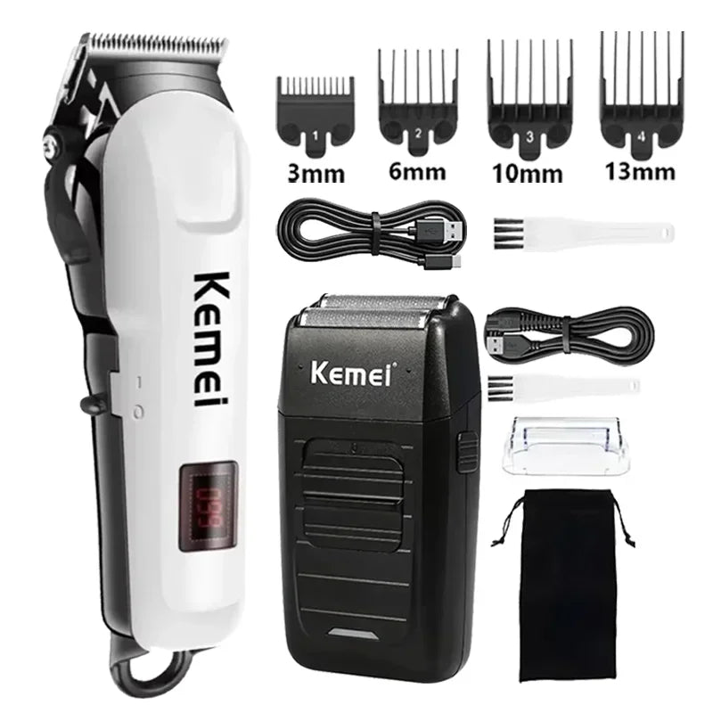 Kemei Hair Clipper Km-809A Km-1506 Km-1102 Profession Hair Trimmer Electric Beard Trimmer for Men's Hair Cutter Machine