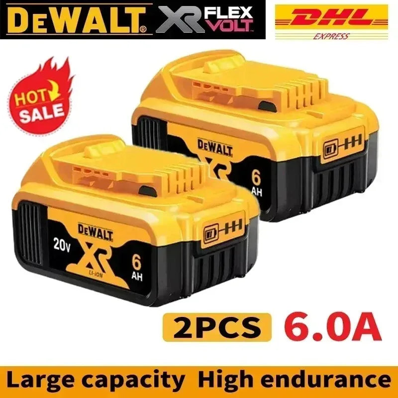 DeWALT Original Battery 20V/60V 6Ah 9Ah MAX FlexVolt for DCB606 DCB205 DCB206 DCB209 DCB182 Power Tool