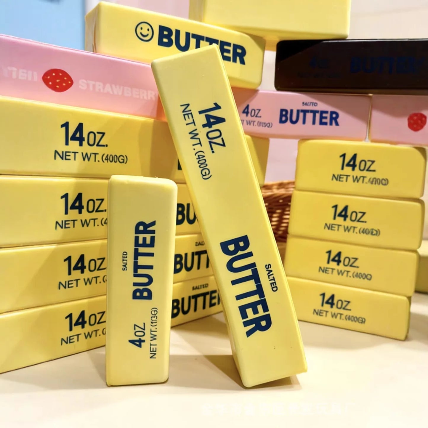 23cm Squishy Super Big Butter Stick Slow Rising Fidget Toy Giant Butters Sticks Moist Squeeze Toy for Adults Kids Autism Gifts