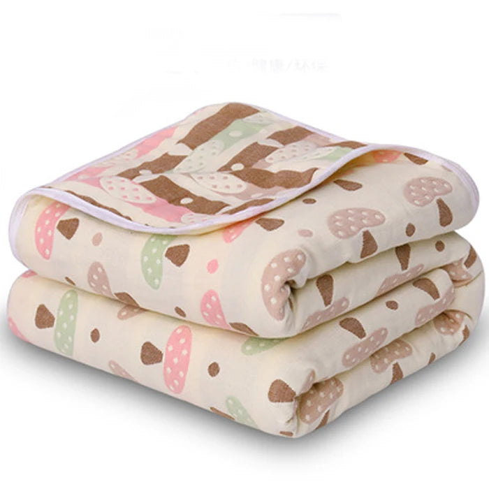 Chiffon towel, 6-layer cotton duvet, adult and children, double bed, air conditioner, fine duvet, extra large bedding