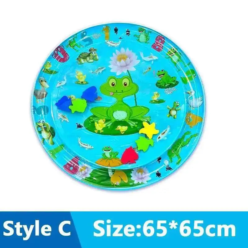Cats Sensory Water Play Mat With Fish Thickened Inflatable Pet Water Bed Dog Play Sensory Toy Water For Pet Play Interactive Fun