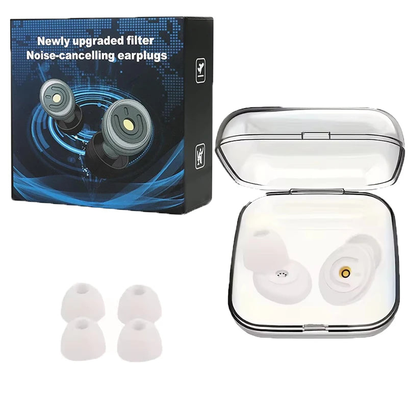 Ear Plugs for Noise Reduction Ear Protection Reusable Silicone Ear Plugs Swimming Ear Plug Sleeping Earplugs Set Oordopjes