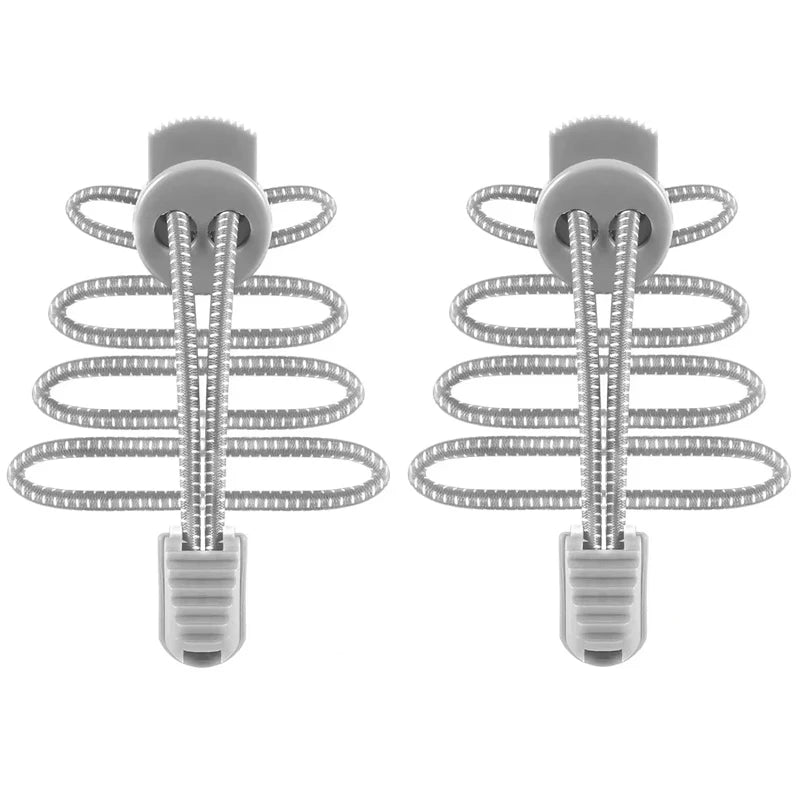 1Pair/3Pair Round Elastic Shoelace No-Tie Shoelaces for Sneakers and Casual Shoes Quick-On Quick-Off Laces