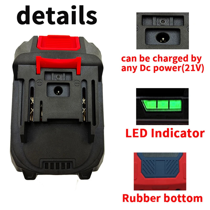 18V 21V 6.0 9.0 12.0Ah Rechargeable Lithium Battery For Makita 18v Power Tools Cordless Wrench Saw Drill Grinder Screwdriver .