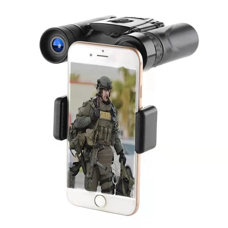 9000x25 HD Zoom Portable Powerful Binoculars Long Range BAK4 Telescope Jumelles Folding Optics for Outdoor Hunting Camping