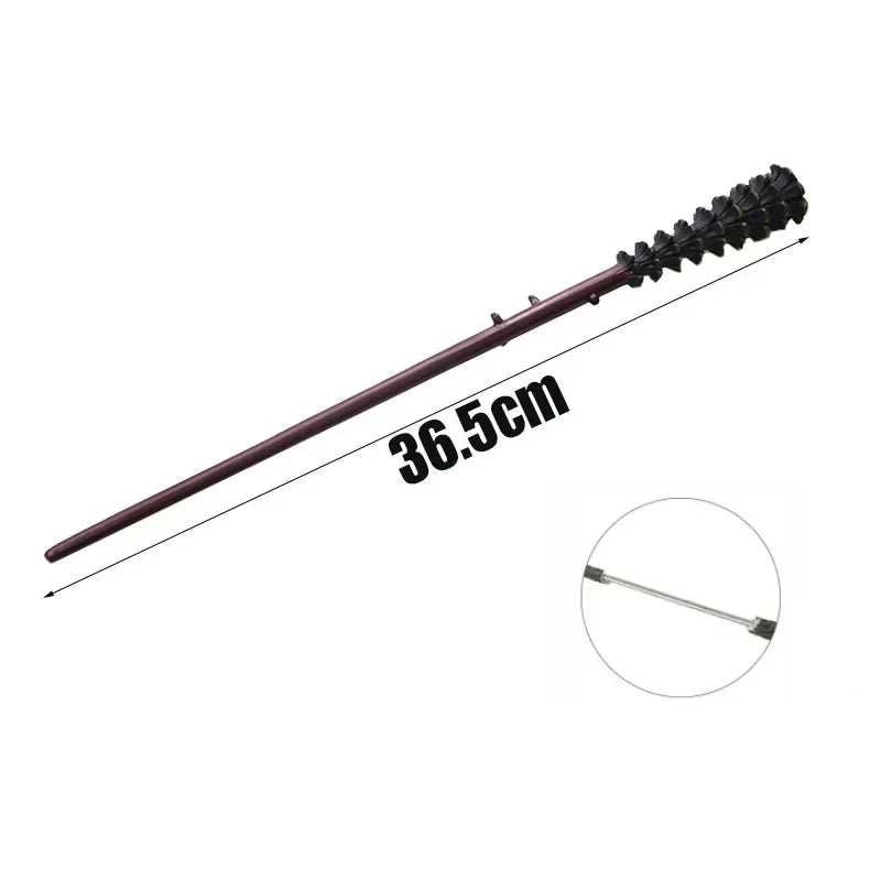 New Anime Cosplay Metal Core Magic Wand Harri Decoration Toy Accessories For Bacchetta Di Plastic Pottee Magic Stick