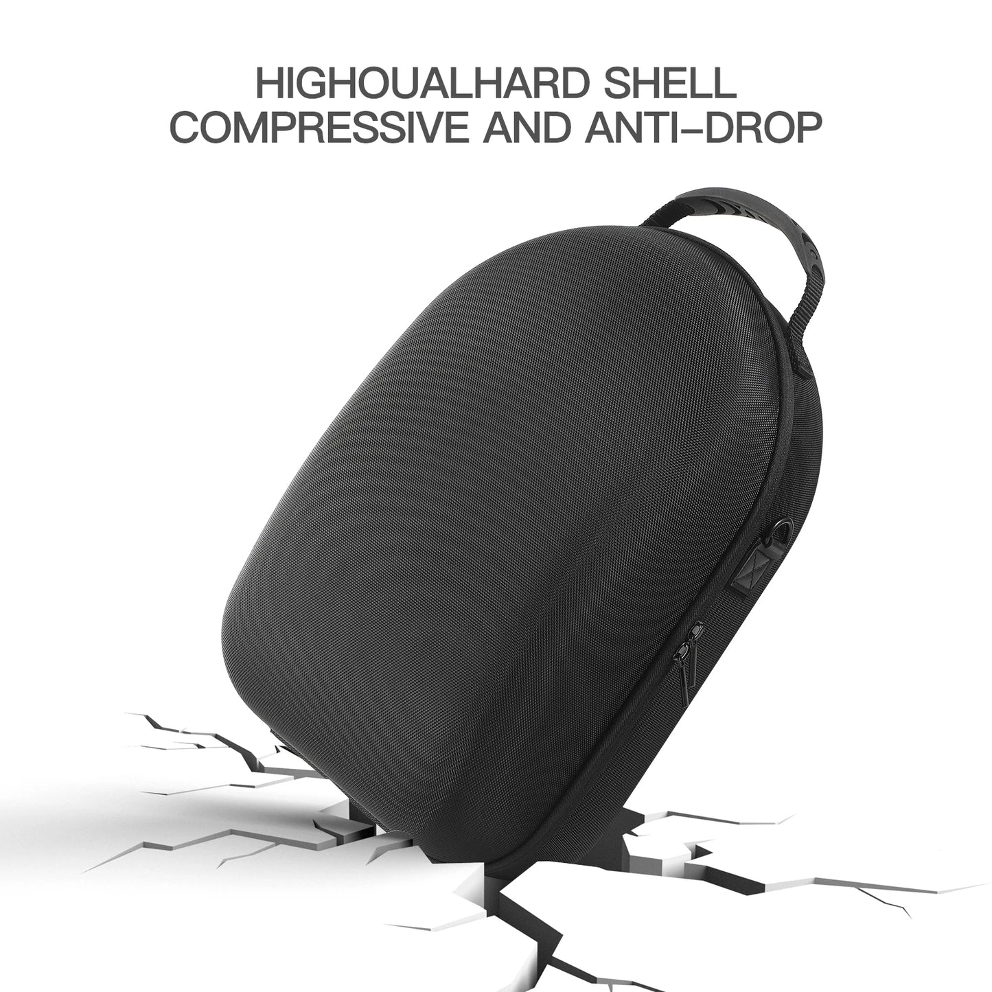 For Meta Quest 3 VR Glasses Storage Bag EVA Hard Shell Travel Carrying Case With Shoulder Strap for Meta Quest 3 VR Accessories