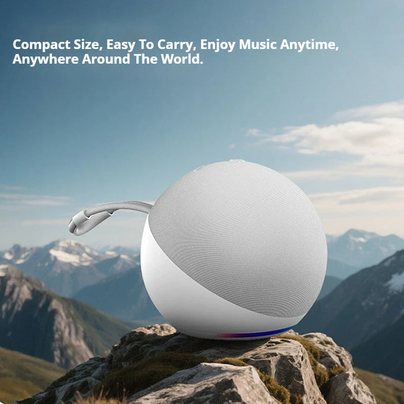 Alaxe Bluetooth Speaker Subwoofer compact and powerful outdoor indoor speaker with high-quality sound and a mini desktop design