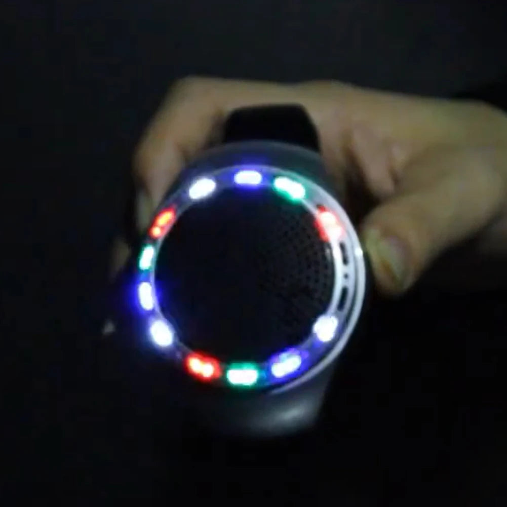 U6 Wrist Watch Bluetooth Speaker With FM Radio USB Charging Portable Outdoor Sports Running Wearable Speaker Wireless Subwoofer