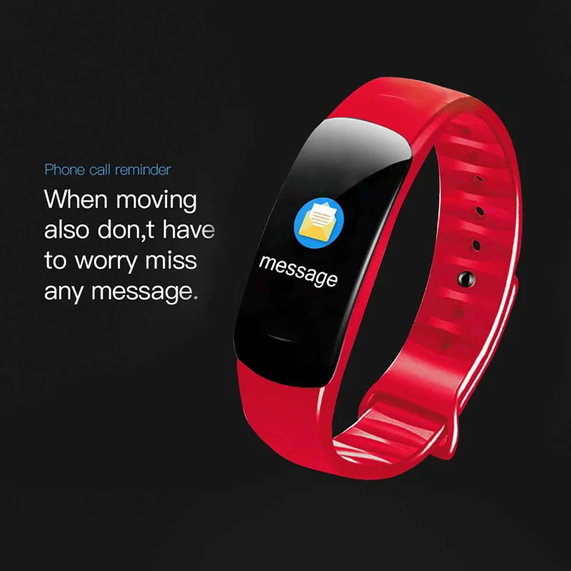 Lenovo C1 Plus Smart Watch Bluetooth Step Counting Sports Bracelet Fitness Tracker Heart Rate Blood Pressure Sleep Men Women