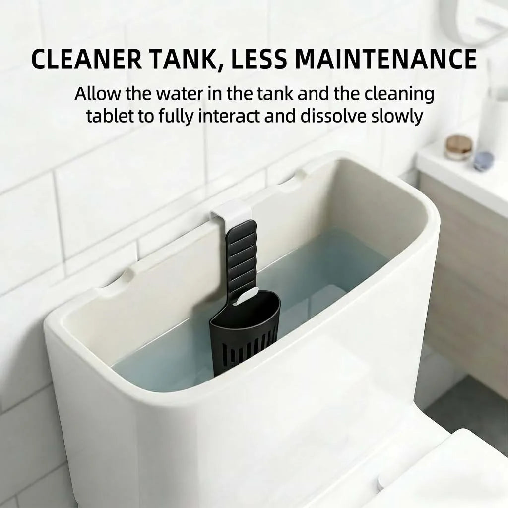 Silicone Toilet Tank Tablet Holder Versatile Toilet Bowl Hanging Cleaner and Deodorizer Hanger