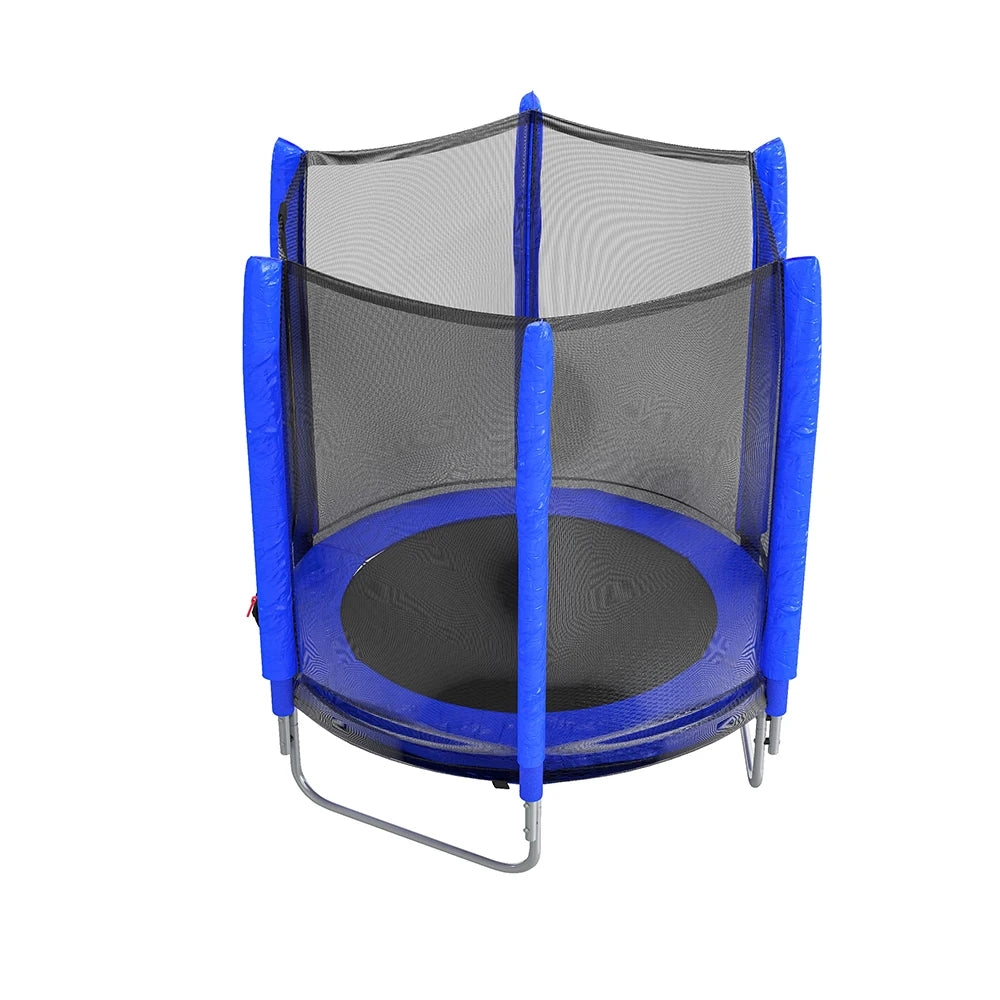 5ft Kids Trampoline with Enclosure Safety Net for Outdoor Playground,Blue