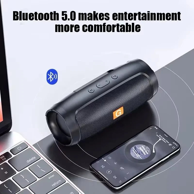 Lenovo TF USB Bluetooth Speaker Portable Dual Speaker Stereo Outdoor Playback FM Voice Broadcasting Subwoofer Wireless Speakers