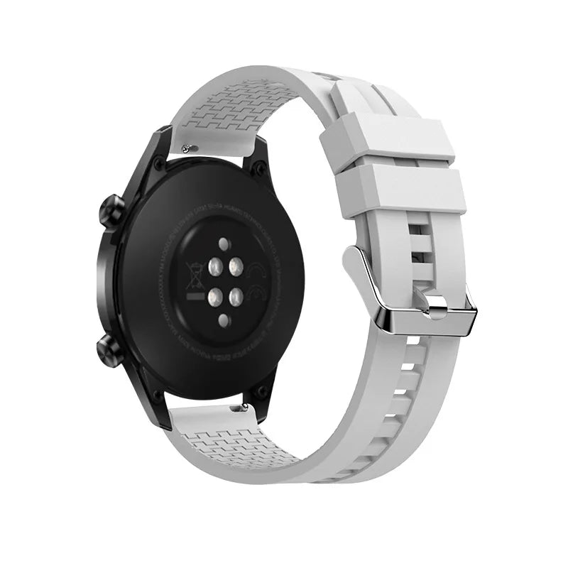 20mm 22mm watch band for Samsung Galaxy watch 6/5/pro/4/6 classic/Active 2 Silicone Sport bracelet huawei gt 4-3-pro-2-2e strap