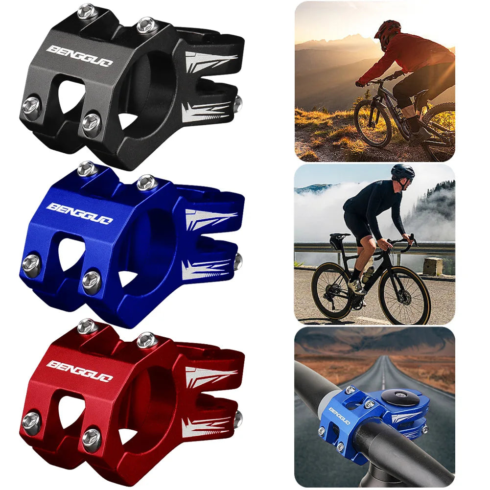31.8 Stem MTB Stem Aluminum Alloy Short Handlebar Stem MTB Bike Handlebar Stem for Most Bicycle Road Bike MTB BMX Fixie Gear