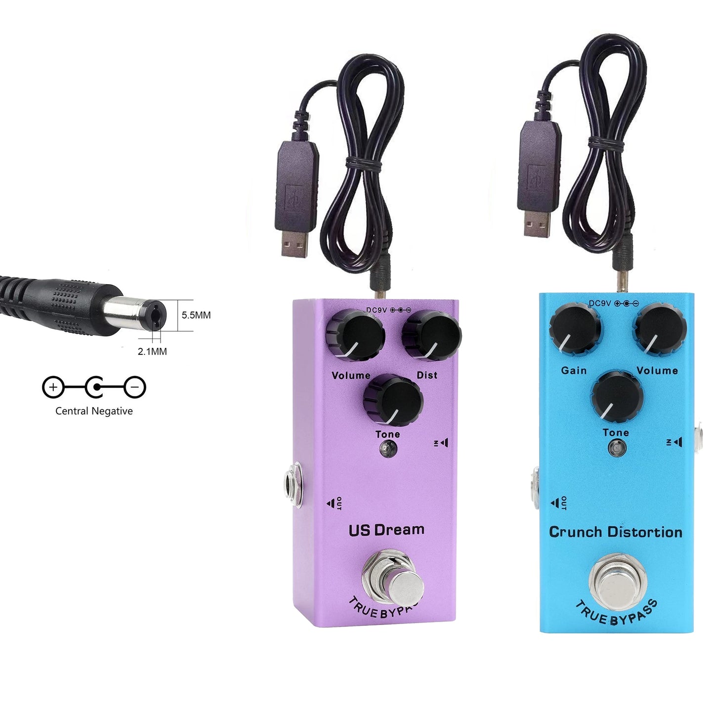 Electric Guitar Pedal Vintage Overdrive/US Dream/Classic Chorus/Vintage Phase/Tremolo/Analog Delay/Digital Delay/Ultimate Drive