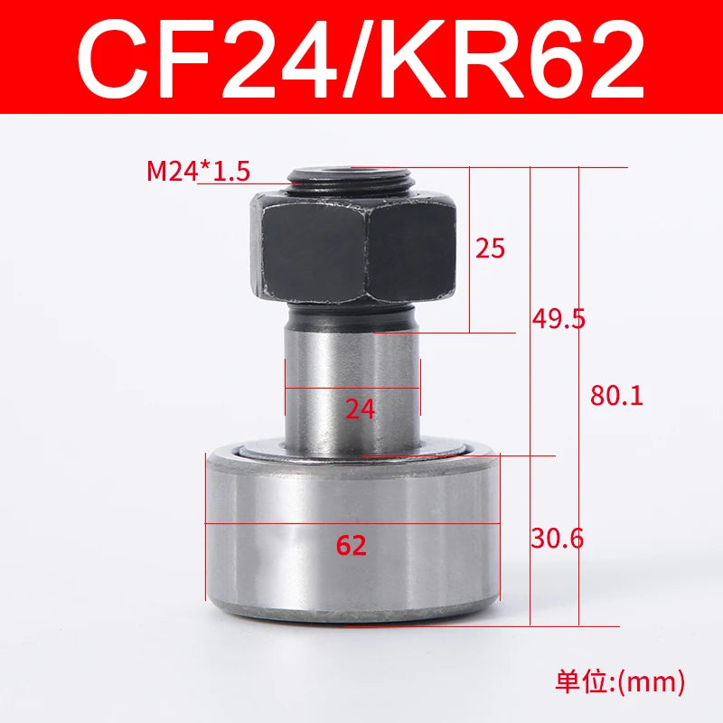Cam Needle Roller Bearing Bolt Type CF3 CF4 CF5 CF6 CF8 CF10 CF12 CF16-CF30 KR10 KR12 KR13KR16-KR90 Wheel And Pin Bearing