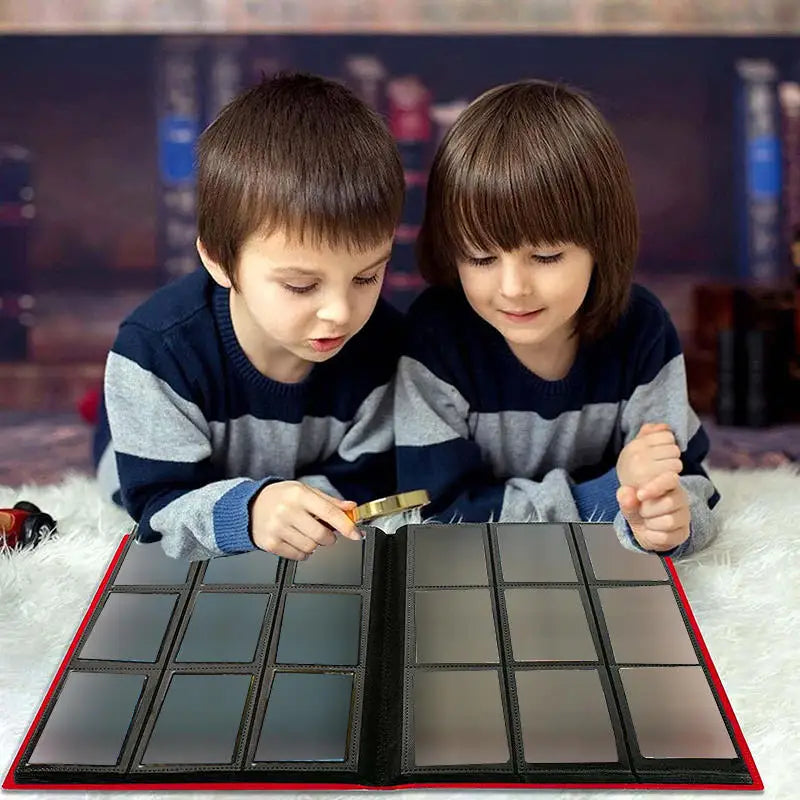 1Pc Card Binder 160/360/480 Trading Card Holder Book PP Cover Binder For Cards Durable Side Loading Card Book With Gaming Cards