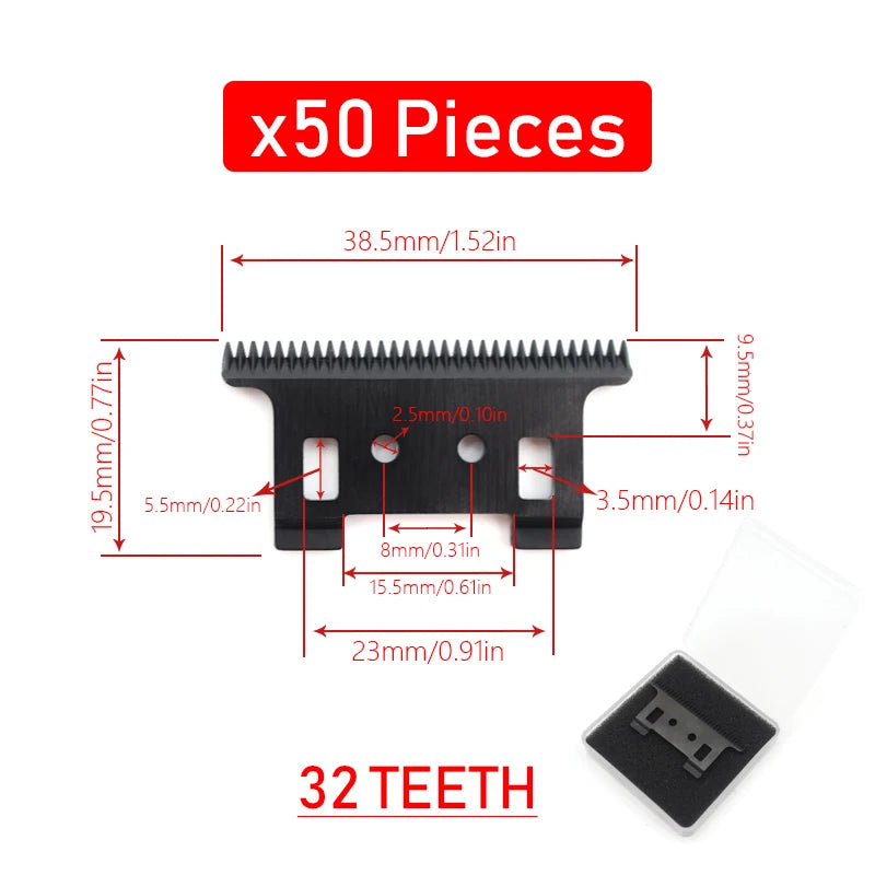 Original Replacement Blade for Kemei KM-2299 Clipper Professional Hair Trimmer Cutting Knife Head Parts Accessories