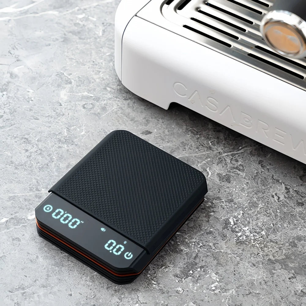 Mini Coffee Scale with Pad LED Display USB Charge Timed Portable High Precision Professional Home Kitchen Cafe CoffeeAccessories