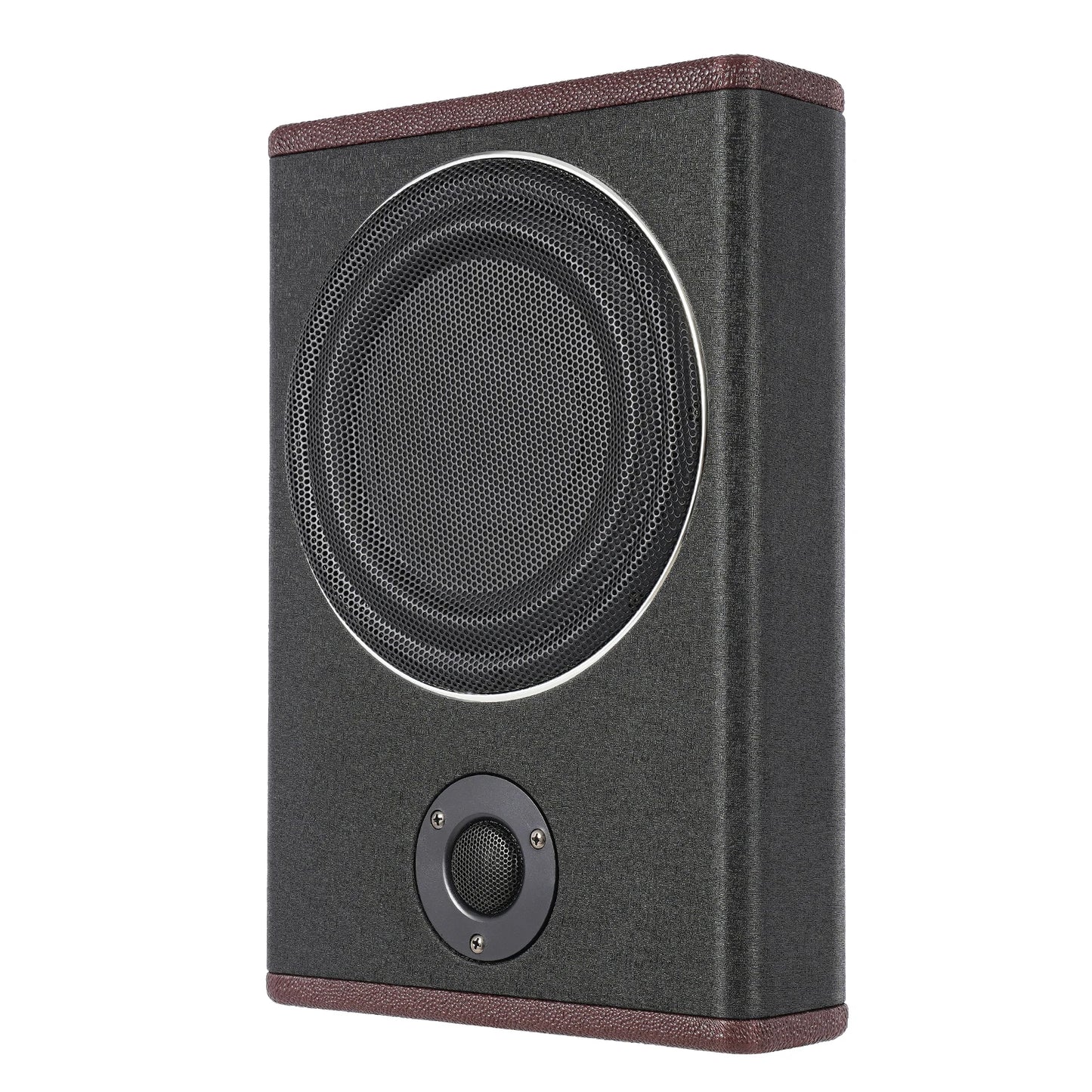 8 Inch 600W Underseat Car Audio Ultra Slim Compact Active Subwoofer System Loud Sound Audio Active Bass Box