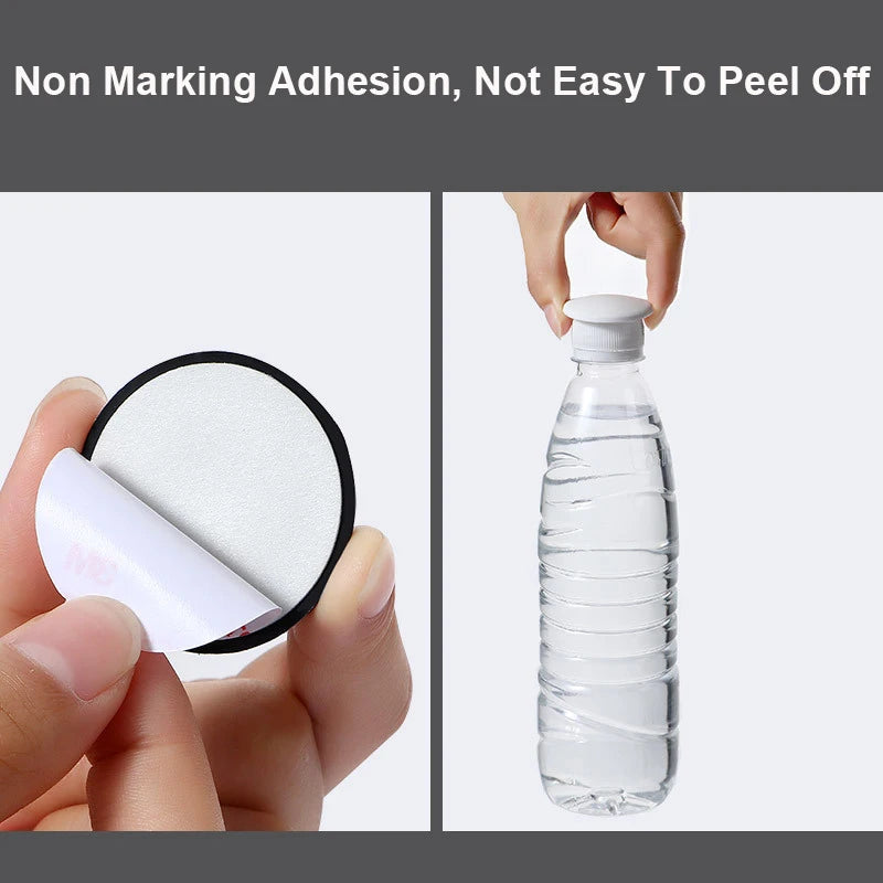 5/10pc White Door Stops Rubber Wall Protectors Guards Self Adhesive Door Handle Bumper Stoppers Protective Plug Non-slip Muffler