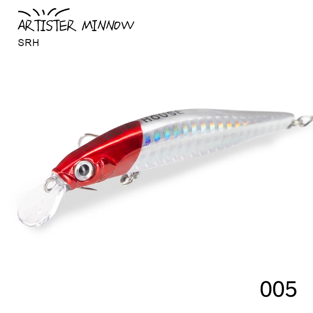 Hunthouse Trout Fishing Lure Sinking Jerkbait 70/80/105mm 7/8.5/18.5g Artist Minnow Sea Fishing Bait Twitch Hard Lure For Bass