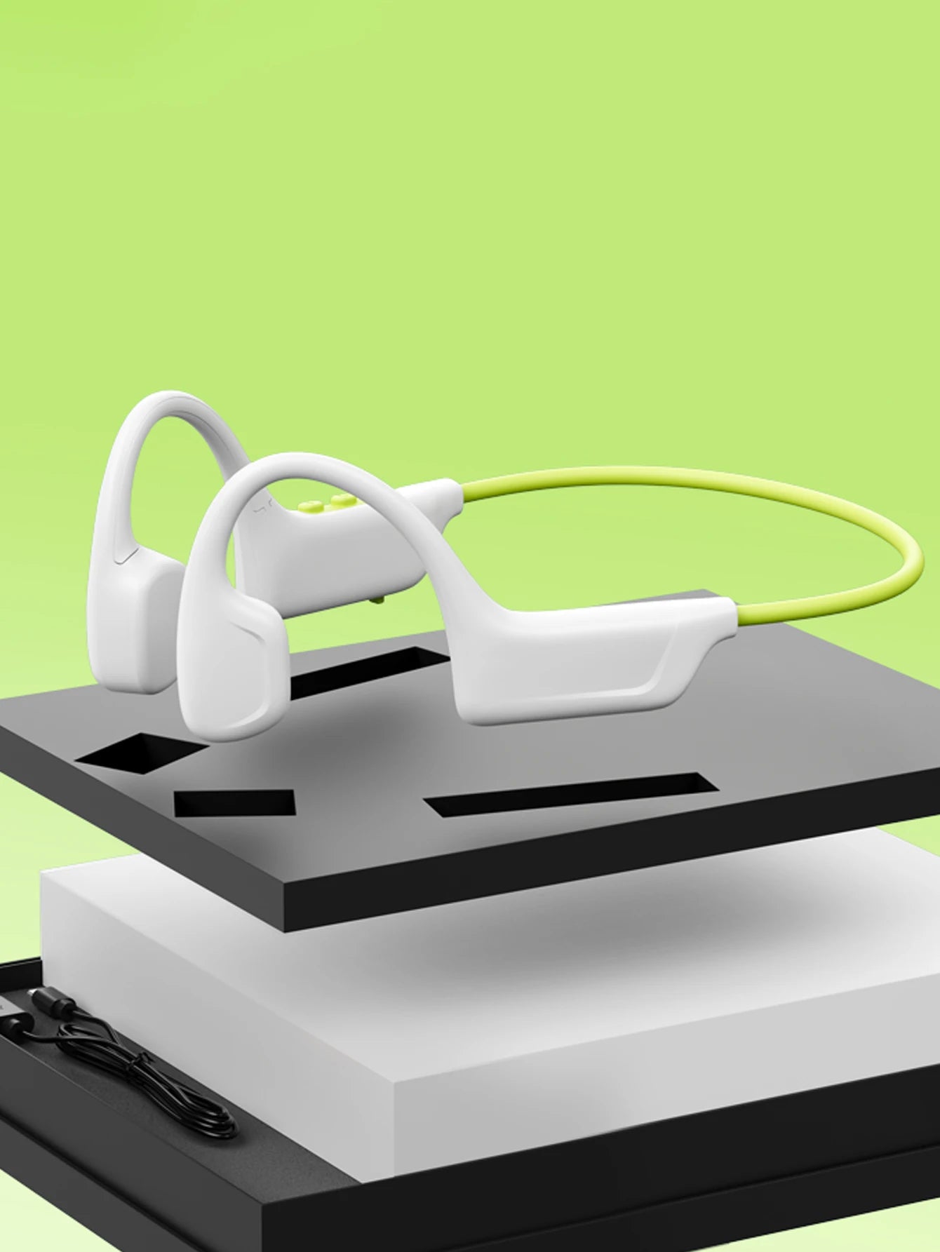 Genuine Lenovo S102 Bone Conduction Earphones Air Conduction Headphones BT V6.0 Wireless Sports HiFi Sound Waterproof Headsets