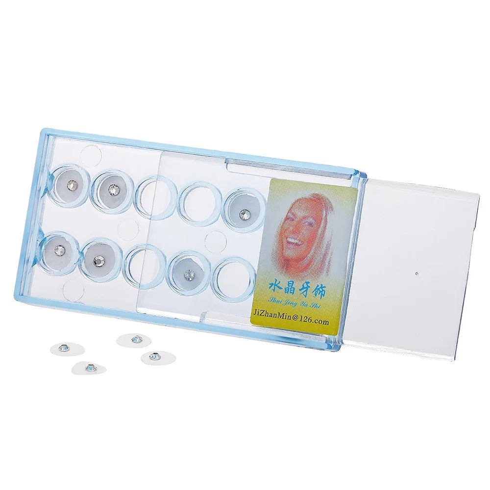 10pcs Dental Oral Teeth Diamond Tooth Gems Crystal Ornaments Jewelry UK