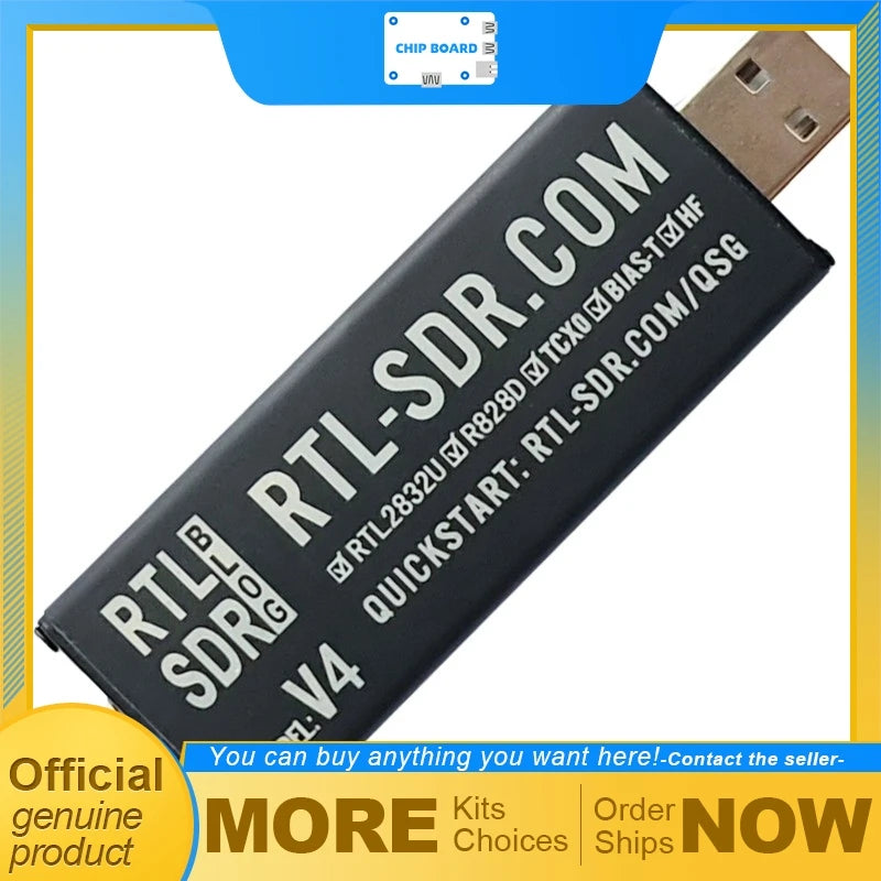 RTL-SDR Blog RTL SDR V4 R828D RTL2832U 1PPM TCXO SMA Software Defined Radio Dongle Only