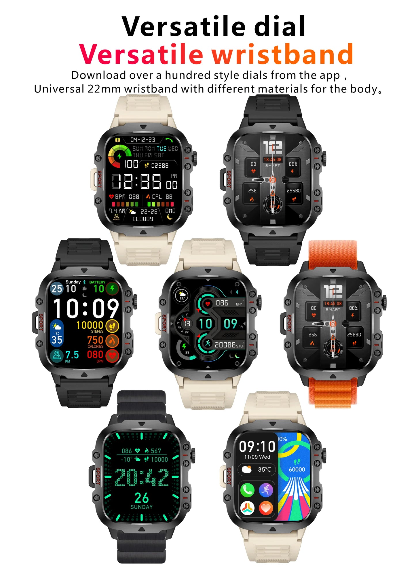 LIGE New Smart Watch 1.96 Inch Screen 420 MAh Bluetooth Call Voice Assistant Watch Sports Fitness Waterproof Smartwatch For Men