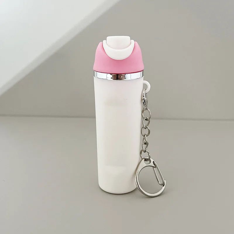 1/4pcs Fashionable Fruit Cup Style Keychain, Can Hold Small Ornaments, Lipstick, Etc., A Perfect Gift for Travel, Daily Wear