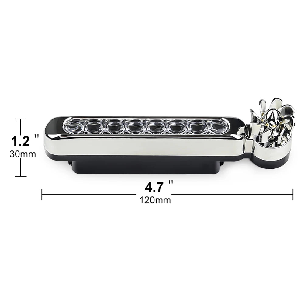2pcs Wind Powered Car LED DayTime Running Light Auxiliary Lighting Rotation Fan Lamp Automobile Day Time Headlight led lights