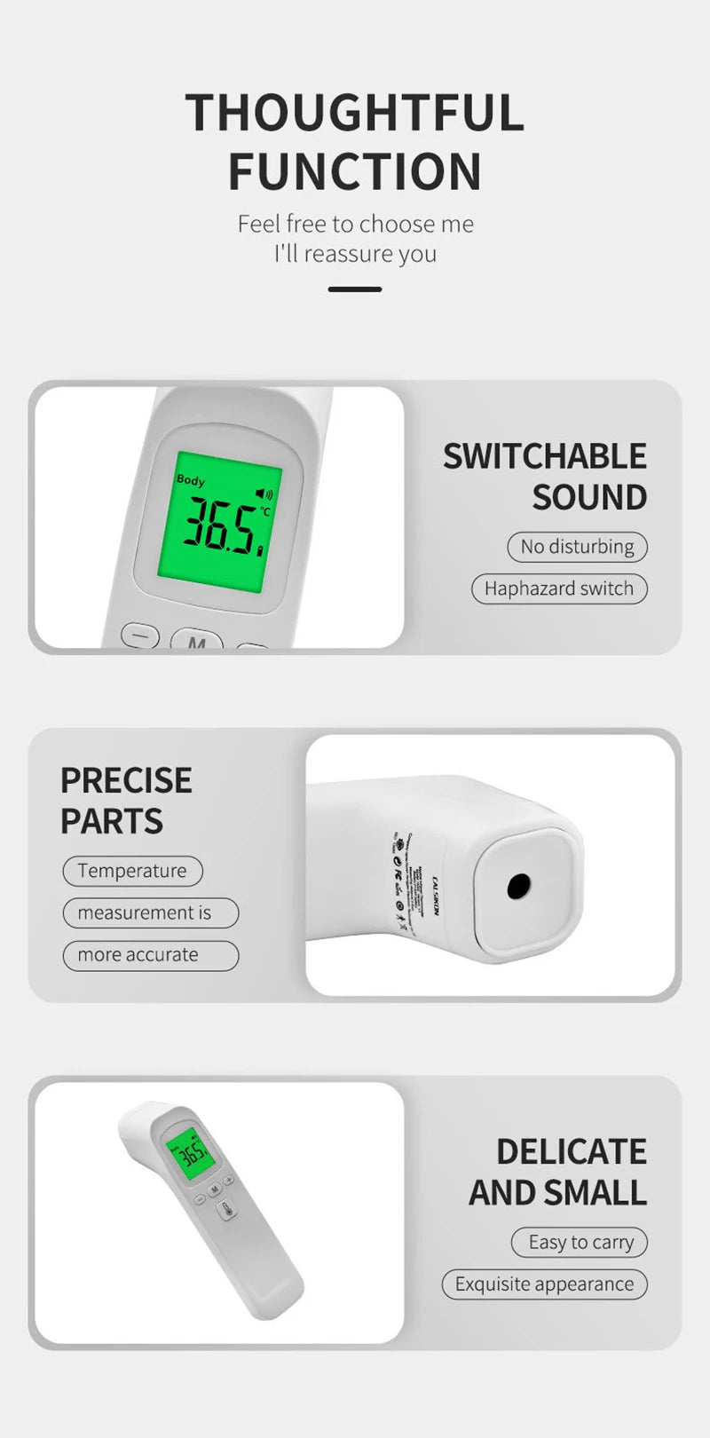 Digital Infrared Fever Thermometer Medical Household Digital Infant Adult Non-contact Laser Body Temperature Ear Thermometer