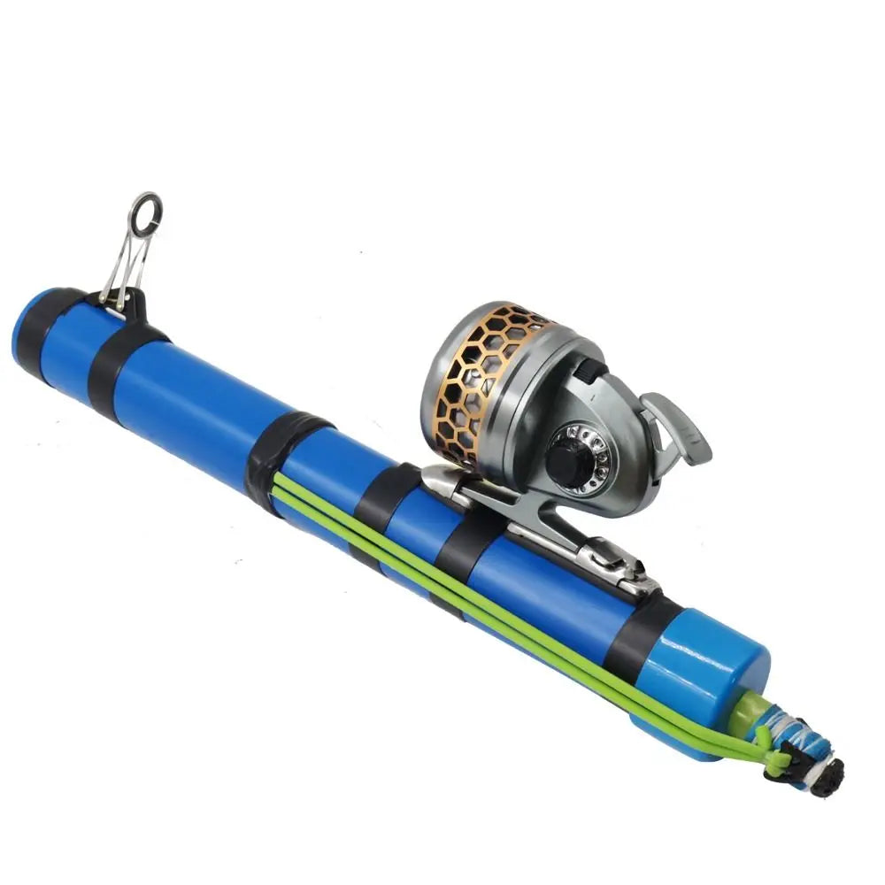 Compact Fishing Catapult Rod Extendable Portable Fish Bait Launching Equipment Sturdy Lightweight Catapult Fishing Reel