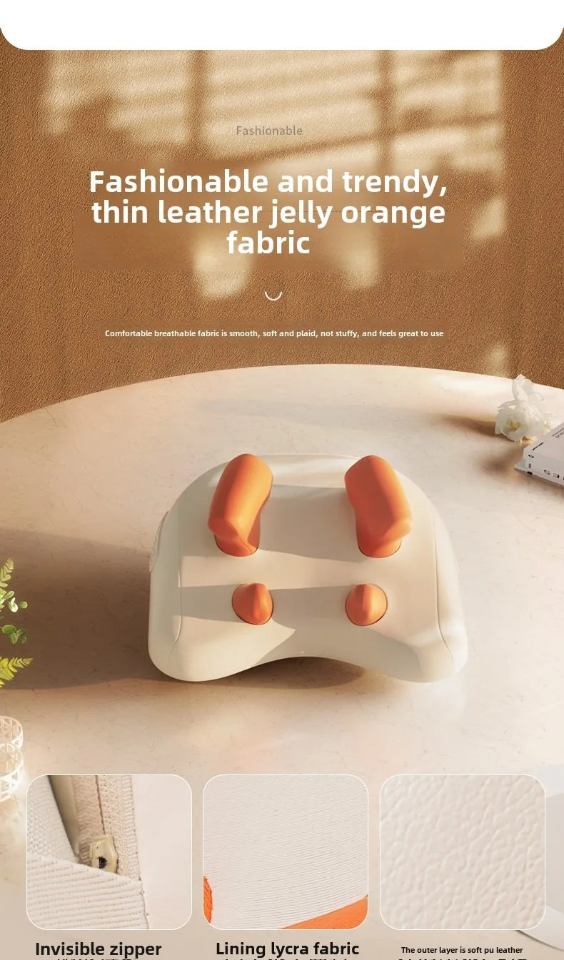 JAIYORL Trapezius Electric Massage Pillow Wireless Car And Home Massager Heating Waist Neck Leg Cervical Shiatsu Kneading